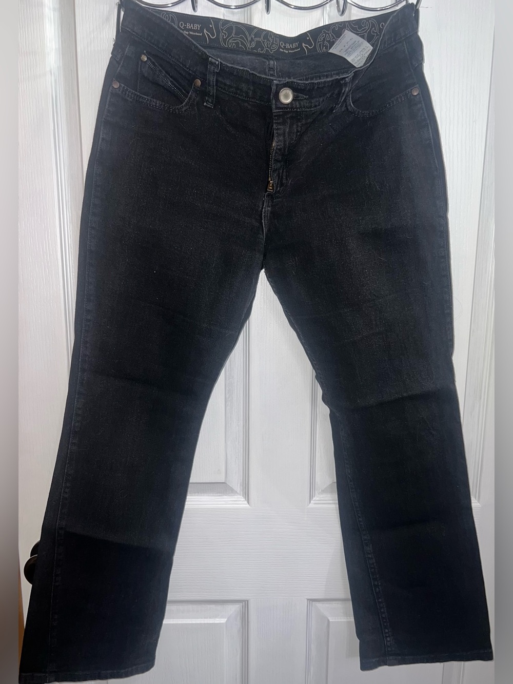 Wrangler Black Straight-Leg Women's Jeans